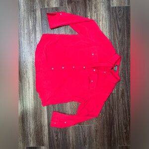 Ralph Lauren Silk Button Up Dress Shirt